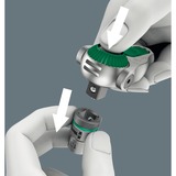 Wera 8100 SC 4 Juego de carraca Zyklop Speed, en pulgadas, 1/2", Kit de herramientas negro/Verde