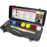 Wiha Juego de martillos de seguridad, 8 piezas negro/Madera