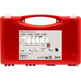 fischer Meister-Box XL Sala de estar, Pasador gris claro/Rojo