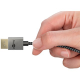 goobay Cable DisplayPort 2.0/2.1 Slim plateado/Negro