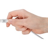 goobay Cable textil USB 2.0 supersuave, conector USB-C > conector USB-C blanco