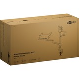 goobay Soporte de monitor Deluxe con brazo para portátil negro