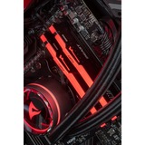ALTERNATE Custom PC Series • Red Thunder Elements Gaming-PC negro/Transparente
