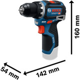 Bosch GSR 12V-32, 06019N7002, Taladro/destornillador azul/Negro