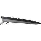 CHERRY Stream Wireless teclado Universal RF inalámbrica + USB QWERTY Internacional de EE.UU. Negro negro, Completo (100%), Inalámbrico y alámbrico, RF inalámbrica + USB, QWERTY, Negro