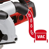 EINHELL Fresadora de ranuras para muros TE-MA 1700, Esamblaje con galleta rojo/Negro