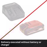 EINHELL TE-RW 18/60 Li, 4514320, Destornillador rojo/Negro