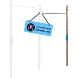 HUDORA Extensión para barra de gimnasia Vario Doble barra, Aparato para fitness azul/Beige