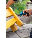 Hazet Mini atornillador inalámbrico 9230B-1, puntas 1/4", con funda, Destornillador azul/Negro