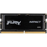 Kingston FURY FURY 32 GB 4800 MT/s DDR5 CL38 SODIMM Impact, Memoria RAM negro, 32 GB, 1 x 32 GB, 262-pin SO-DIMM