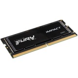 Kingston FURY FURY 32 GB 4800 MT/s DDR5 CL38 SODIMM Impact, Memoria RAM negro, 32 GB, 1 x 32 GB, 262-pin SO-DIMM