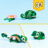 LEGO Creator 3 en 1 Tortuga con Nenúfar, Juegos de construcción 