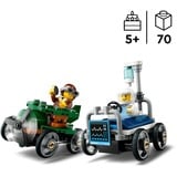 LEGO Pack de Coches de Carreras: Avión vs. Cama de Hospital, Juegos de construcción Juego de construcción, 5 año(s), Plástico, 70 pieza(s), 124 g