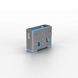 Lindy 40462 bloqueador de puerto USB tipo A Azul Acrilonitrilo butadieno estireno (ABS) 10 pieza(s), Castillo azul, Bloqueador de puerto, USB tipo A, Azul, Acrilonitrilo butadieno estireno (ABS), 10 pieza(s), Bolsa de plástico