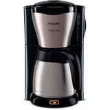 Philips HD7548 Cafetera de filtro 1,2 L negro/Acero fino, Cafetera de filtro, 1,2 L, De café molido, 1000 W, Negro, Metálico