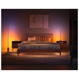 Philips Lámpara de pie Gradient Signe, Luz de LED blanco/Madera, Philips Hue White and Color ambiance Lámpara de pie Gradient Signe, Lámpara de pie inteligente, Bluetooth/Zigbee, Blanco, LED, Aluminio, Bombilla(s) no reemplazable(s)