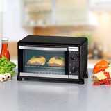 Rommelsbacher BG950 horno Horno eléctrico 10 L 950 W Negro, Mini horno negro, Horno eléctrico, 10 L, 950 W, 10 L, 950 W, 80 - 230 °C, Minorista