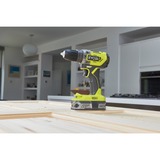 Ryobi ONE+ Taladro atornillador percutor a batería R18PD5-220S, 18Volt, Martillo atornillador verde/Negro