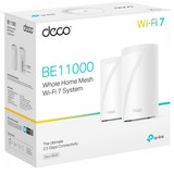 TP-Link Deco BE65 Tribanda (2.4 GHz / 5 GHz / 6 GHz) Wi-Fi 7 (802.11be) Blanco 4 Interno, Router blanco, Blanco, Interno, Sistema de malla, Tribanda (2.4 GHz / 5 GHz / 6 GHz), Wi-Fi 7 (802.11be), 11000 Mbit/s