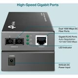 TP-Link MC200CM V3 convertidor de medio Interno 1000 Mbit/s 850 nm Multimodo Negro gris, 1000 Mbit/s, IEEE 802.3ab, IEEE 802.3x, IEEE 802.3z, Gigabit Ethernet, 1000 Mbit/s, 1000BASE-FX, 1000BASE‑SX, Cat6