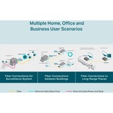 TP-Link MC200CM V3 convertidor de medio Interno 1000 Mbit/s 850 nm Multimodo Negro gris, 1000 Mbit/s, IEEE 802.3ab, IEEE 802.3x, IEEE 802.3z, Gigabit Ethernet, 1000 Mbit/s, 1000BASE-FX, 1000BASE‑SX, Cat6