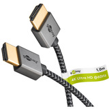goobay 75752, Cable gris