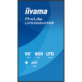 iiyama LH5566UHSB-B1AG, Pantalla de gran formato negro (mate)