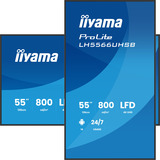 iiyama LH5566UHSB-B1AG, Pantalla de gran formato negro (mate)