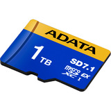 ADATA Premier Extreme microSDXC SD7.1 1 TB, Tarjeta de memoria azul/Amarillo