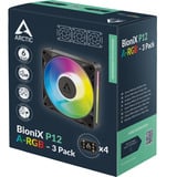 ARCTIC BioniX P14 A-RGB, Ventilador negro/blanco