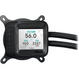 ASUS Prime LC 360 ARGB LCD Procesador Sistema de refrigeración líquida todo en uno 12 cm Negro, Refrigeración por agua negro, Sistema de refrigeración líquida todo en uno, 12 cm, Negro