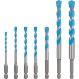 Bosch Juego de brocas EXPERT HEX-9 MultiConstruction, 7 piezas, Conjuntos de brocas 