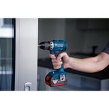 Bosch Taladro atornillador a batería GSR 18V-45 Professional, 18Volt, Taladro/destornillador azul/Negro