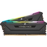 Corsair Vengeance CMH32GX4M2D3600C18 módulo de memoria 32 GB 2 x 16 GB DDR4 3600 MHz, Memoria RAM negro, 32 GB, 2 x 16 GB, DDR4, 3600 MHz, 288-pin DIMM