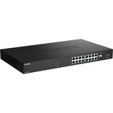 D-Link DMS-1250-18P/E switch Gestionado L2 2.5G Ethernet (100/1000/2500) Energía sobre Ethernet (PoE) Negro, Interruptor/Conmutador negro, Gestionado, L2, 2.5G Ethernet (100/1000/2500), Energía sobre Ethernet (PoE), Montaje en rack