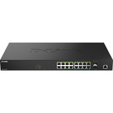 D-Link DMS-1250-18P/E switch Gestionado L2 2.5G Ethernet (100/1000/2500) Energía sobre Ethernet (PoE) Negro, Interruptor/Conmutador negro, Gestionado, L2, 2.5G Ethernet (100/1000/2500), Energía sobre Ethernet (PoE), Montaje en rack