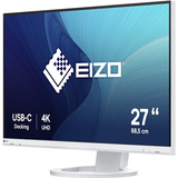 EIZO FlexScan EV2740S-WT pantalla para PC 68,6 cm (27") 3840 x 2160 Pixeles 4K Ultra HD LCD Blanco, Monitor LED blanco, 68,6 cm (27"), 3840 x 2160 Pixeles, 4K Ultra HD, LCD, 6 ms, Blanco