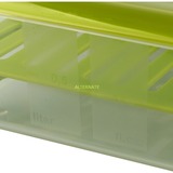 Emsa CLIP & GO XL Táper 1,3 L Verde, Transparente 1 pieza(s), Caja de almuerzo transparente/Verde, Táper, Adulto, Verde, Transparente, Monocromo, Plaza, Alemania