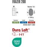 High Peak Saco de dormir tipo manta Frazer 200 azul/Azul oscuro