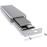 ICY BOX IB-1817Ma-C31 Caja externa para unidad de estado sólido (SSD) Plata M.2, Caja de unidades aluminio, Caja externa para unidad de estado sólido (SSD), M.2, PCI Express 3.0, 10 Gbit/s, Conexión USB, Plata