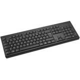 Kensington Teclado inalámbrico KB150 EQ, ES negro, ES, Completo (100%), Inalámbrico, RF inalámbrico, Interruptor de membrana, AZERTY, Negro