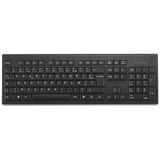 Kensington Teclado inalámbrico KB150 EQ, ES negro, ES, Completo (100%), Inalámbrico, RF inalámbrico, Interruptor de membrana, AZERTY, Negro