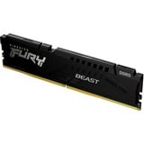 Kingston FURY FURY Beast 16GB 5600MT/s DDR5 CL36 DIMM Black, Memoria RAM negro, 16 GB, 1 x 16 GB, DDR5, 288-pin DIMM