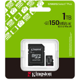 Kingston SDCS3/1TB, Tarjeta de memoria negro