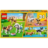 LEGO Creator 3-in-1 Perros Adorables, Juegos de construcción Juego de construcción, 7 año(s), Plástico, 475 pieza(s), 596 g