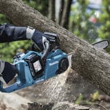 Makita Motosierra a batería DUC353PG4, 36 voltios (2x18V) azul/Negro