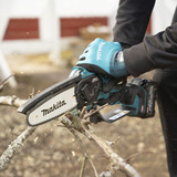 Makita Sierra de poda a batería, motosierra UC029GZ XGT, 40 Voltios azul/Negro