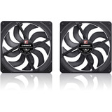 Noctua NF-A14x25 G2 PWM Sx2-PP chromax.black, Ventilador negro