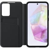 SAMSUNG Galaxy A35 5G Smart View Wallet Case, Funda para teléfono móvil negro, Funda cartera, Samsung, Galaxy A35, 16,8 cm (6.6"), Negro