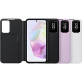SAMSUNG Galaxy A35 5G Smart View Wallet Case, Funda para teléfono móvil negro, Funda cartera, Samsung, Galaxy A35, 16,8 cm (6.6"), Negro